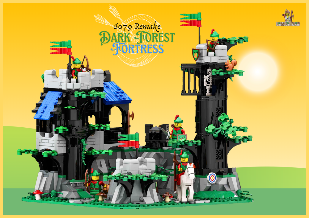 Lego 6079 Dark Forest Fortress Remake