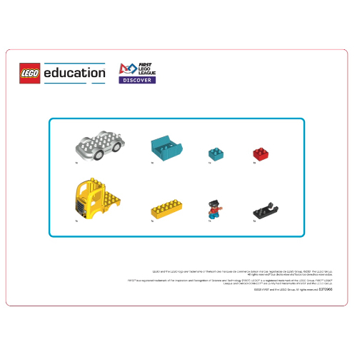 Lego Instructions, CARGO CONNECT Discover Build Card A / [No Color/Any Color]
