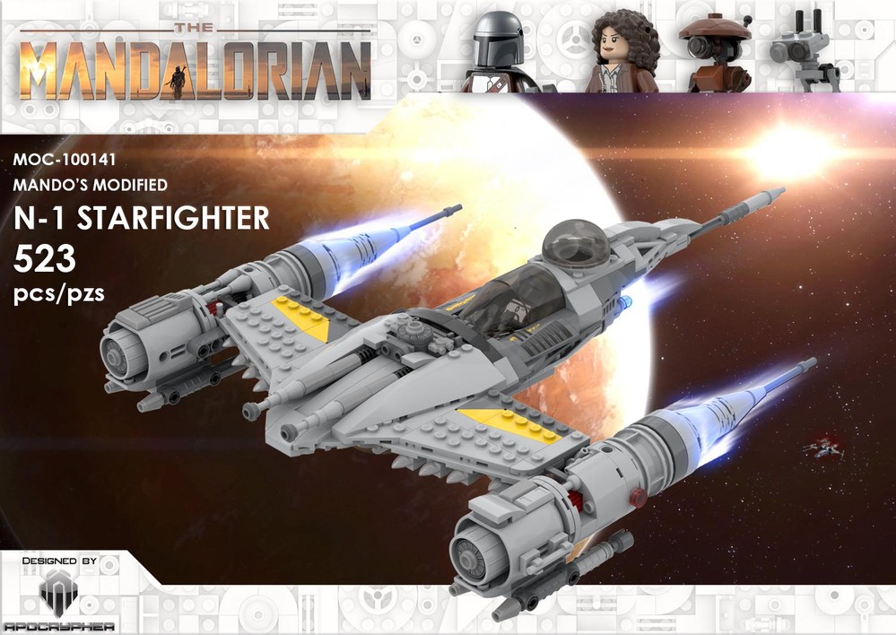 Lego The Mandalorian's Modified N1 Starfighter