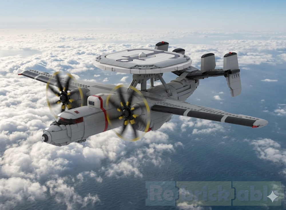 Lego Grumman Hawkeye E-2D