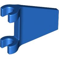 Lego Flag 2 x 2 Trapezoid with Flared Area between Clips / Blue