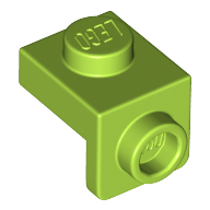 Lego Bracket 1 x 1 - 1 x 1 / Lime