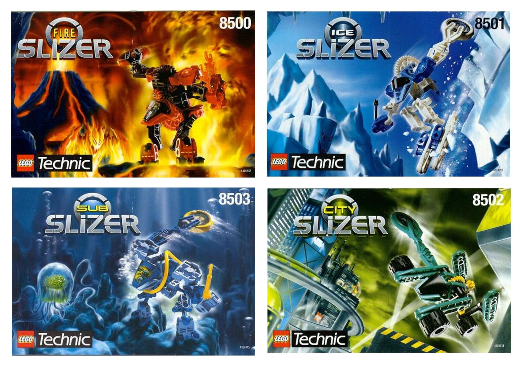 Lego Robotops (8500 + 8501 + 8502 + 8503)