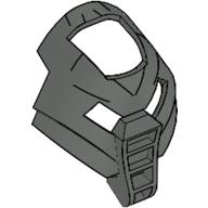 Lego Large Figure Mask Huna (Turaga) / Dark Gray
