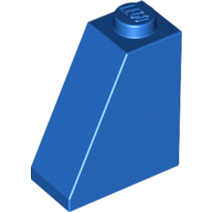Lego Brick Sloped 65° 2 x 1 x 2 / Blue