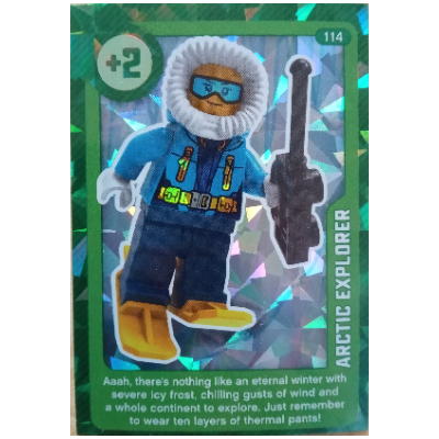 Lego Trading Card, Create the World Living Amazingly - Arctic Explorer (Foil) / [No Color/Any Color]