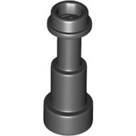 Lego Equipment Telescope / Torch / Spyglass, Support Round 1 x 1 x 1 2/3 / Black