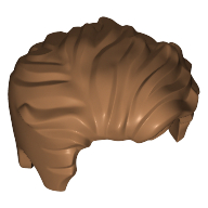 Lego Hair Swept Left Tousled [Plain] / Medium Nougat