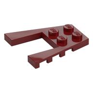 Lego Wedge Plate 4 x 4 with 2 x 2 Cutout / Dark Red