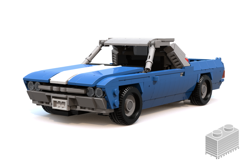 Lego 1969 Chevy El Camino - Miniland Scale