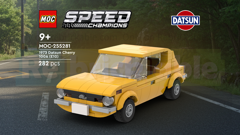 Lego 1973 Datsun Cherry 100A (E10)