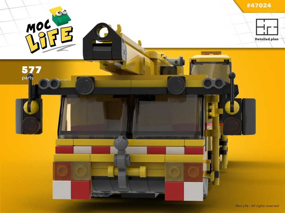 Lego Crane 10 wheels