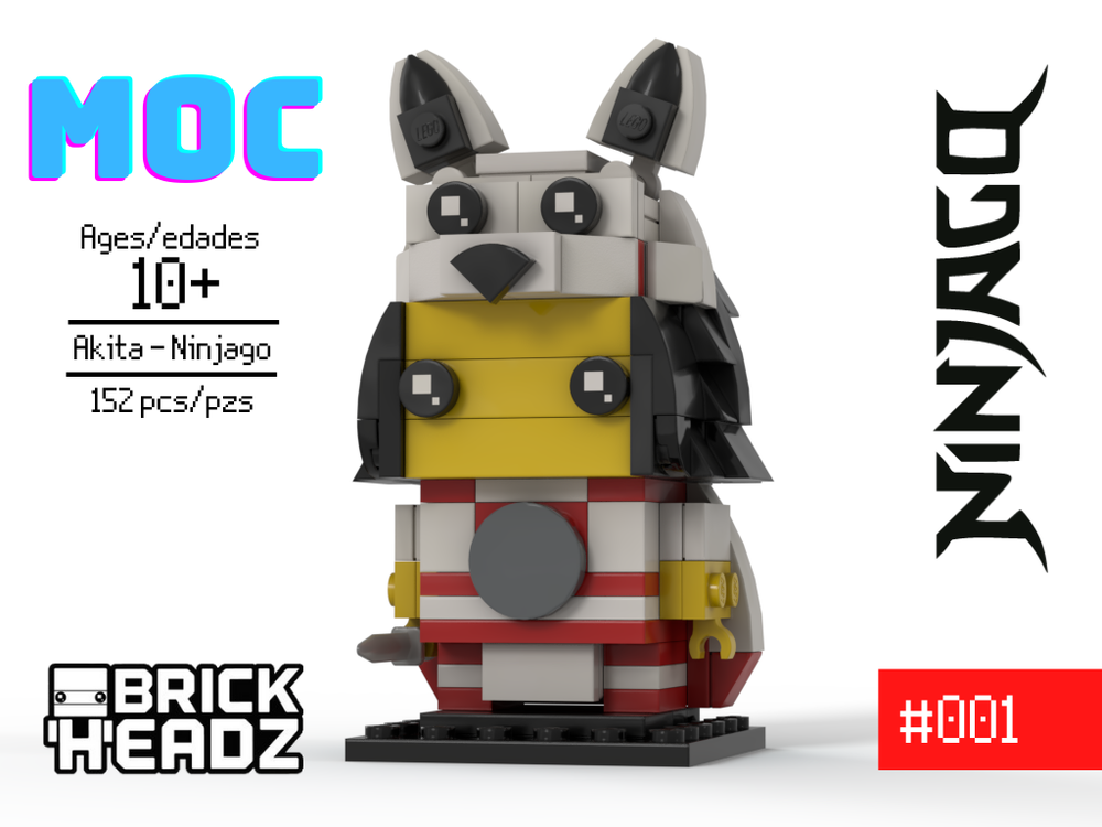 Lego Akita the Formling - Brickheadz