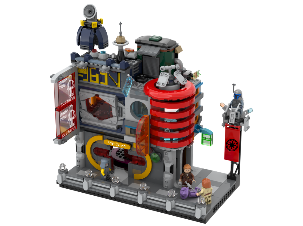 Lego Zam's Death on Coruscant