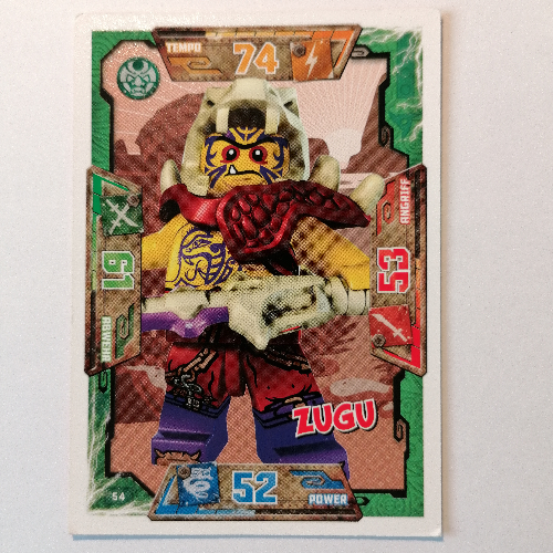 Lego Trading Card, Ninjago Game Series 1 [German] - 54 Zugu