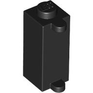 Lego Brick Special 1 x 1 x 2 with Shutter Holder / Black