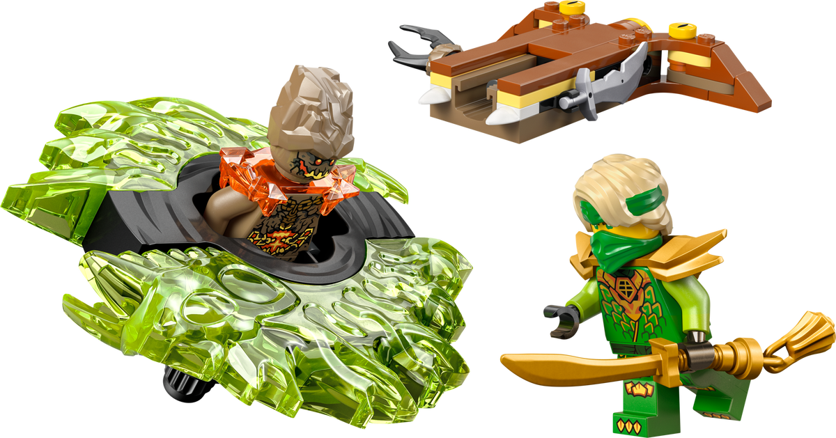 Lego Lloyd vs. Earth Monster Spinner