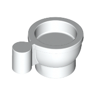 Lego Equipment Cup / Teacup / White