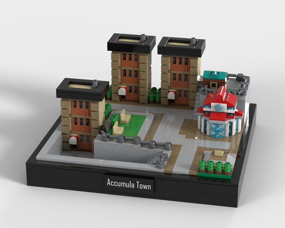 Lego Accumula Town Microscale Pokemon Unova
