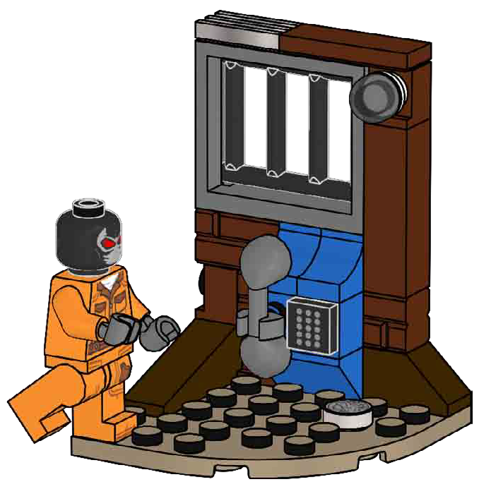 Lego Bane in Prison
