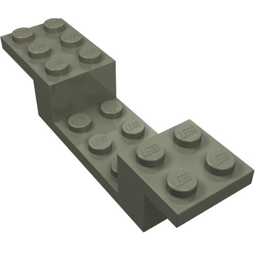 Lego Bracket 8 x 2 x 1 1/3 / Dark Gray