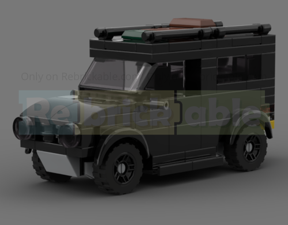 Lego little city (7.5) offroader black