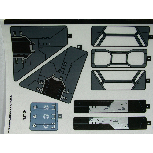 Lego Sticker Sheet for Set 75323-1 / [No Color/Any Color]