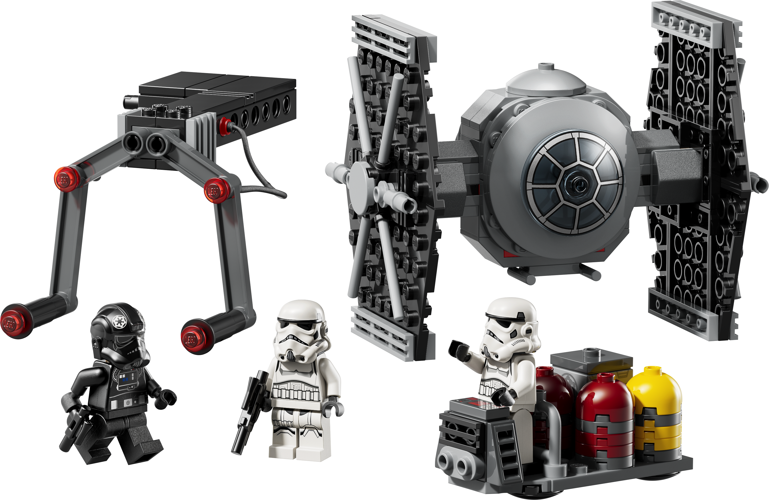 Lego TIE Fighter with Imperial Hangar Rack