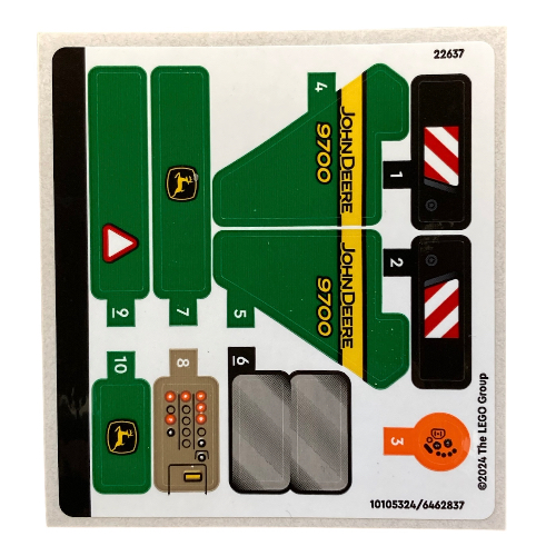 Lego Sticker Sheet for Set 42168-1