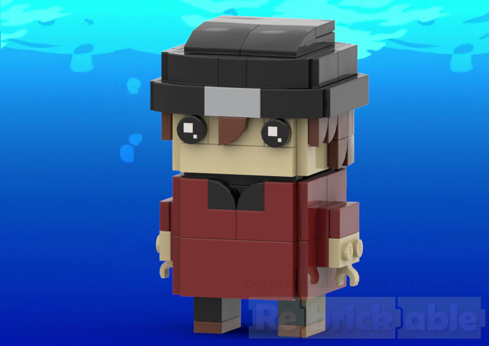 Lego Shinjiro Aragaki BrickHead - Persona 3