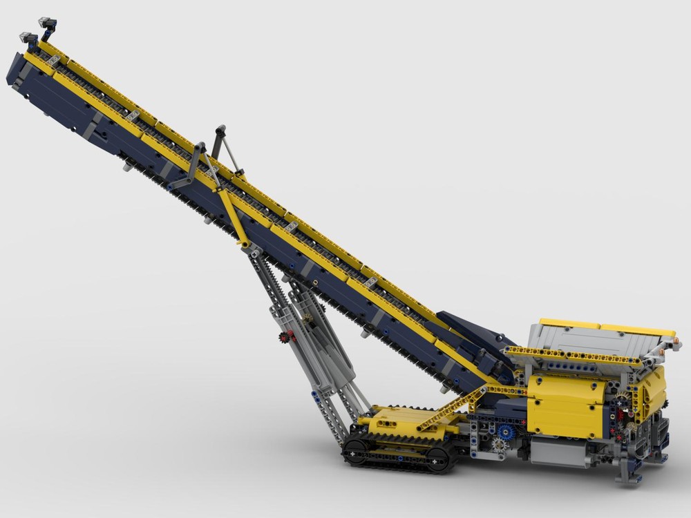 Lego mobile Hopper Feeder Conveyor Belt Förderband