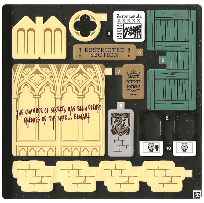 Lego Sticker Sheet for Set 76473-1