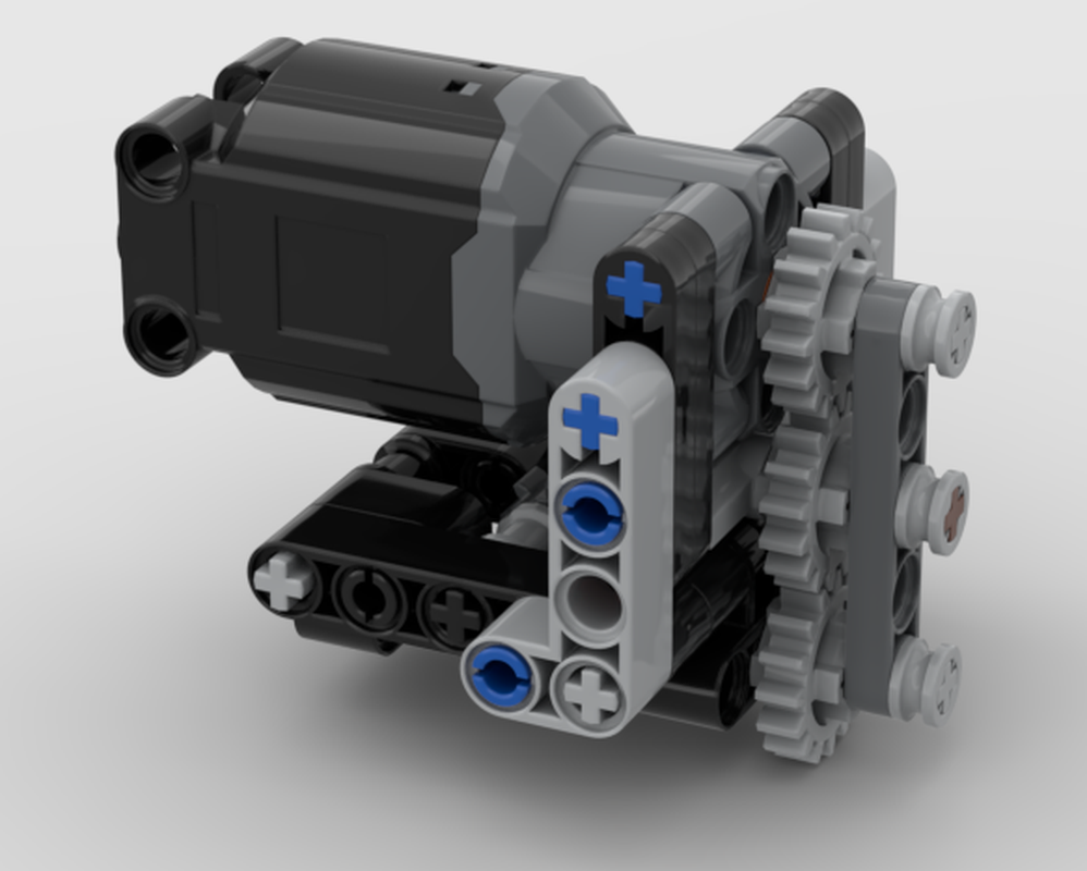 Lego Technic worm gear system