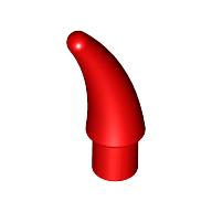 Lego Animal Body Part, Barb / Claw / Tooth / Talon / Horn, Small / Red