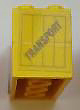 Lego Stickered Assembly 4 x 2 x 2 with 'TRANSPORT' on Crate Pattern on both sides (Stickers) - Set 315-2