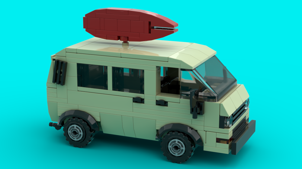 Lego Surfer Boy Pizza Van