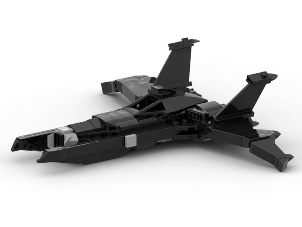 Lego Arkham Asylum Batwing V2