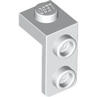 Lego Bracket 1 x 1 - 1 x 2 / White
