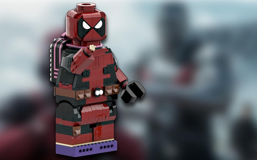 Lego Up-Scaled LEGO Minifigure - Deadpool Movie Version