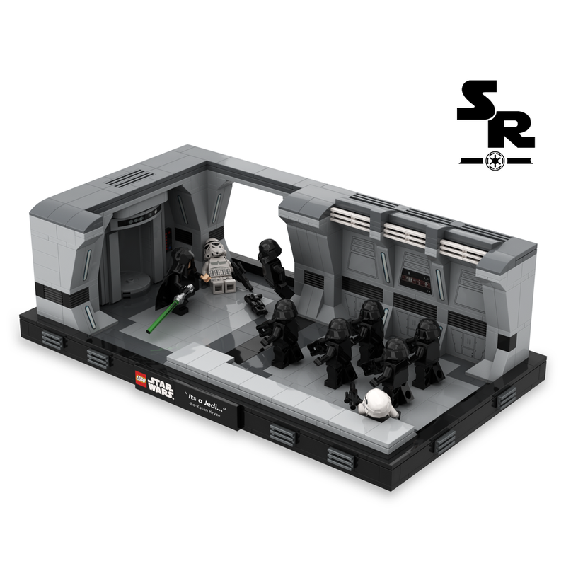 Lego Dark Trooper Attack Diorama V2