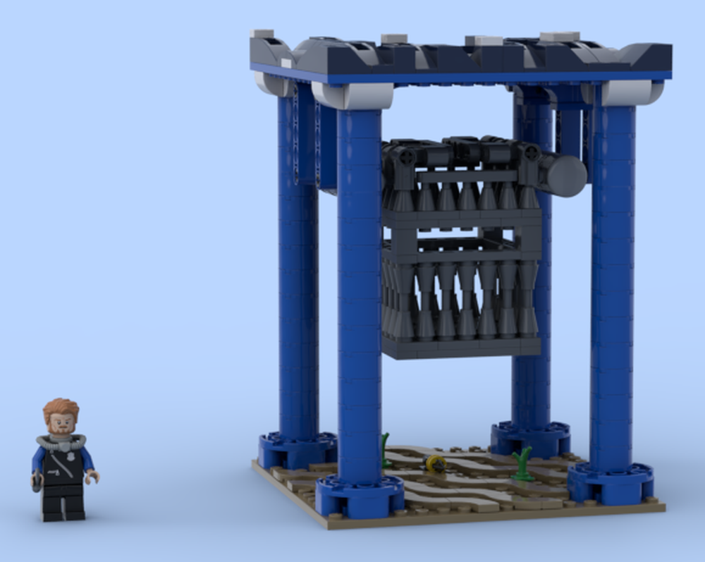 Lego Jaws: Shark Cage with Hooper