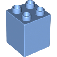 Lego Duplo Brick 2 x 2 x 2 / Medium Blue
