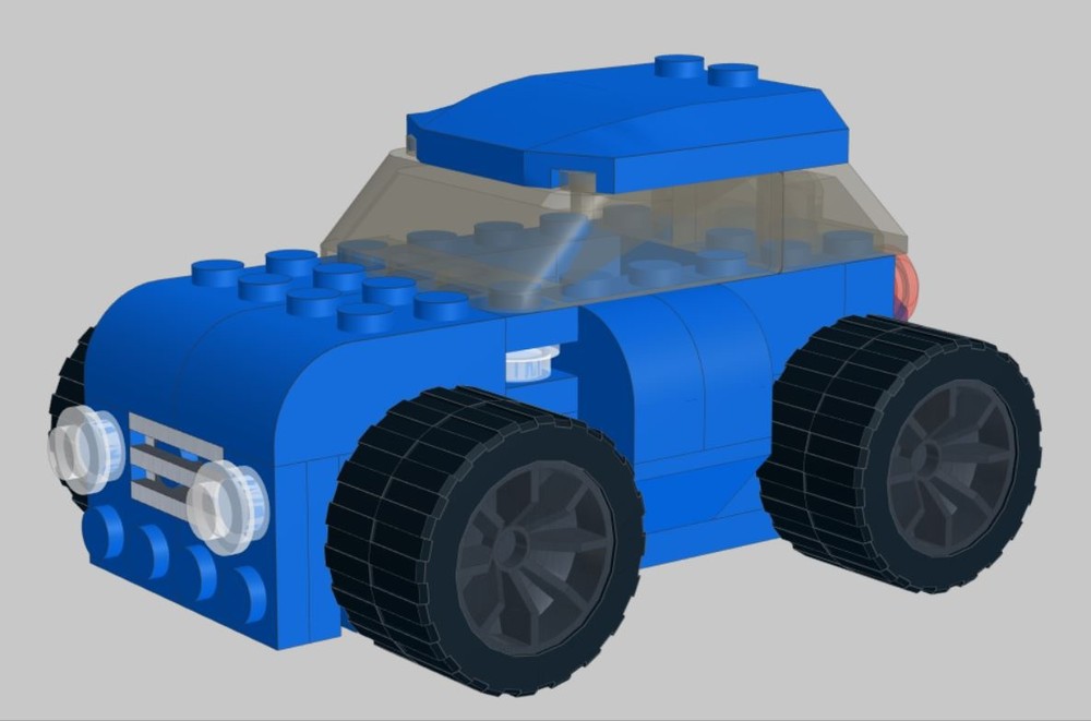 Lego 4883-1-b1 Gear Grinder 01 Blue