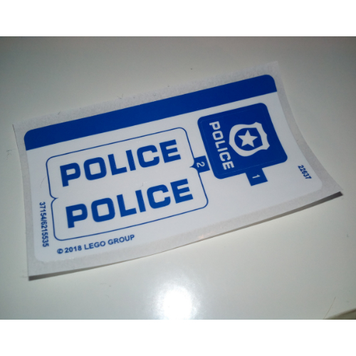 Lego Sticker Sheet for Set 60176-1