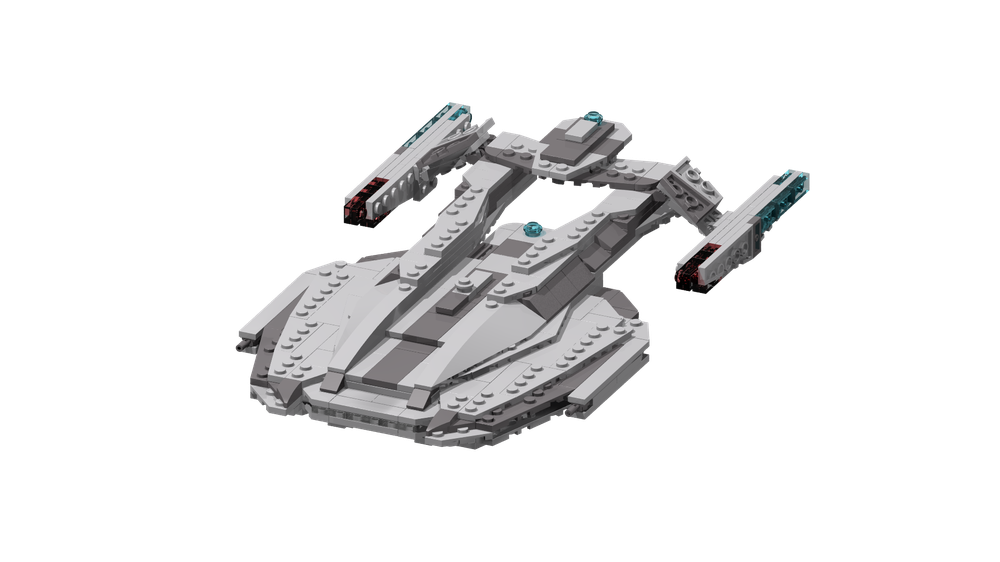 Lego Alita-Class Starship from Star Trek Online, Smooth Edition