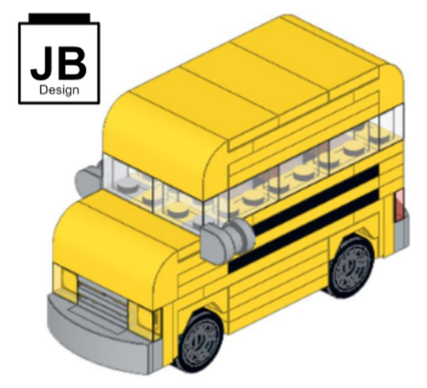 Lego American School Bus