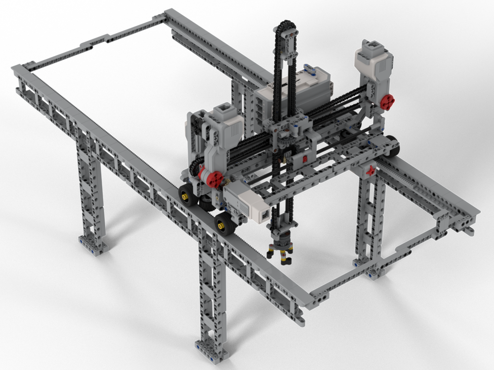 Lego 4D Gantry Robot - Superfast Basic setup