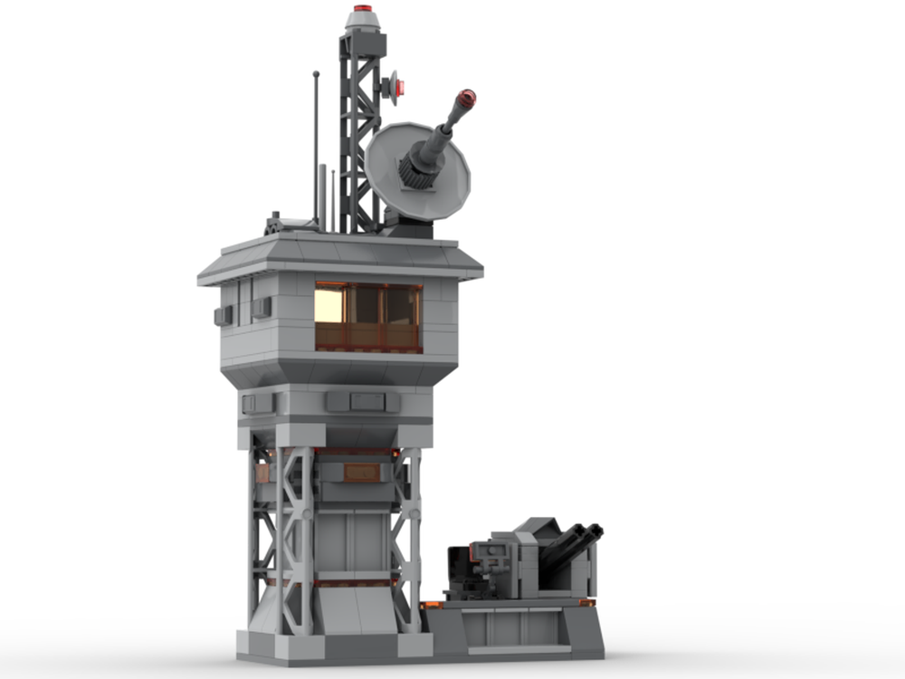 Lego Mandalorian Communications Tower and Turret.