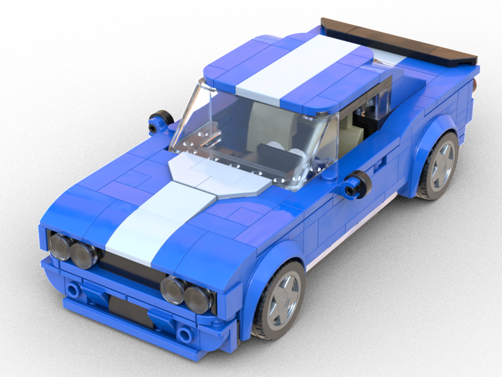 Lego Dodge Challenger SRT8 (Stripe+colors)