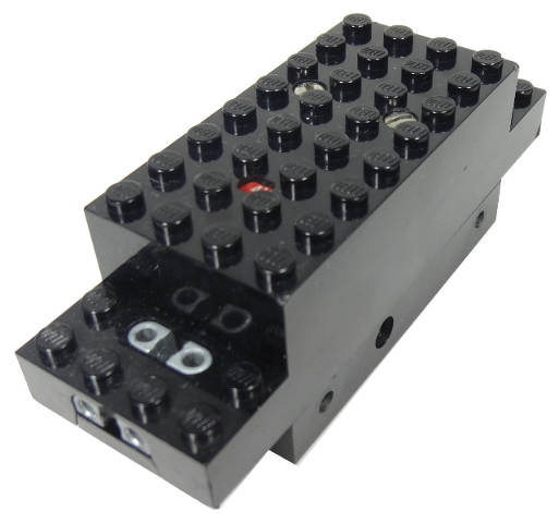 Lego Electric, Motor 4.5V Type D 12 x 4 x 3 1/3 with Open Contacts (Train)